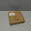 Single Under Cabinet LED Puck Light, Curio Display Case Shelf Counter Accent Lighting, 120V Electric Wired Wall Plug in, On Off Switch, Black Cords, 2 Packs, Daylight