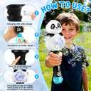 Bubble Wands for Kids Ages 4-8 Years Old: Light Up Bubble Machine Bubble Wand for Parties Outside Toys for Toddlers 3-5 Automatic Bubble Machine Rechargeable Gifts for 3 + Year Old Girl Boy
