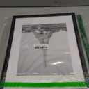 Upsimples 11x14 Picture Frame Set of 5, Display Pictures 8x10 with Mat or 11x14 Without Mat, Wall Gallery Photo Frames, Black