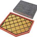 Engine & Cabin Air Filter Fit for 2022-2025 Ford Bronco, 2024-2025 Ranger, V6 3.0T, Replace NB3Z9601A MB3Z19N619A