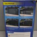 ar Window Sun Shade Cover -2 Pack Breathable Mesh Rear Side Window Shade Sunshade UV Protection for Baby Kids Pet Size XL