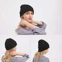 3 x Ruqizhi Beanie Hats for Men Women Slouchy Beanie Hats Winter Knit Cuffed Beanie Soft Hat (1pack-neon Green)