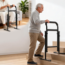 Stair Climbing Aid Cane for Seniors – Height & Width Adjustable, Lightweight Portable, SlipResistant Sturdy | Fits Standard Steps 300lbs | Stair Aid Cane for Elderly, Sore Knees, &PostSurgery