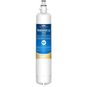 Waterdrop Plus WDP-F19C Replacement for GE RPWFE, RPWF (with CHIP) NSF 401 Refrigerator Water Filter, Compatible with GFE28GBLTS, GFE28GSKSS, PFE28KMKES, GFD28GYNFS, GFD28GBLTS, PWE23KYNFS