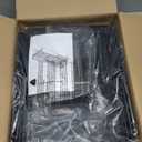 SNTD Large Dish Drying Rack - Expandable (19.3" to 29.4") Dish Rack for Kitchen Counter, Stainless Steel Dish Drainer with Utensil Holder, Pan Holder & Pot Lid Holder, Black