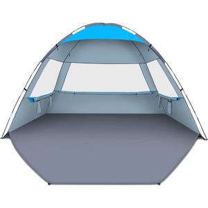 Gorich Beach Tent Sun Shelter for 8 Person with UPF 50 UV Protection, Lightweight & Easy Setup Beach Shade Canopy, Portable Beach Shade Tent Beach Cabana