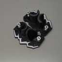 Hikeen Ski & Snowboard Wall Mount,Fits Any Ski or Snowboard, Ski Wall Rack Non-Slip Storage for Garage Organization,Space-Saving Winter Gear Organizer,2 Pack