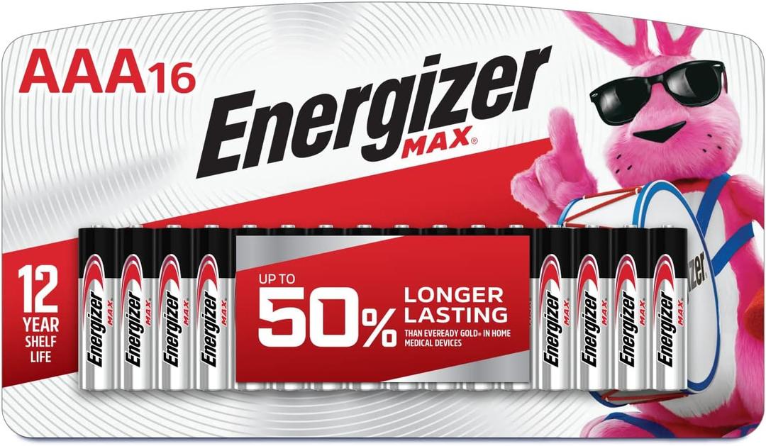 Energizer AAA Batteries, Max Triple A Alkaline, 16 Count Energizer AAA Batteries, Max Triple A Alkaline, 16 Count