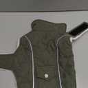 Malier Dog Winter Coat, Windproof Dog Cold Weather Coats with Real Pocket, Winter Extra Warm Pet Coat Fleece Jacket Reflective Clothes for Small Medium Large Dogs and Puppy (Green, X-Small)