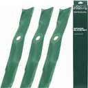 UDC Parts UC22009 Mower Blades Replacement for John Deere 48 Inch 325 335 345 M145476 M127500 M127673 X300 X304 X310 X500 X540 X570 X580 X584 GX255 GX325 GX335 Ztrak ZeroTurn Z325E / 3 Pack High Lift