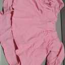 Amrabess Ruffle Blouse Cotton For Women L Pink