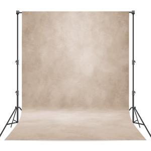 Haboke Abstract Professional Photography Backdrop for Portrait Photo Props Booth Background Photoshoot Studio with Polyester Fabric Roller Pocket on Top (6x8ft,Light Beige,No Stand)