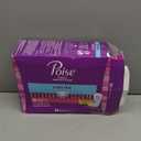 Poise Ultra Thin Incontinence Pads & Postpartum Pads for Bladder Leaks, 5 Drop Maximum Absorbency, Long Length, 36 Count