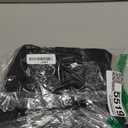 Sidefeel Women's Wide Leg Jeans High Waisted Stretchy Jeans Straight Leg Zimbaplatinum Ankle Denim Pants with Slant Pockets (6, Black)