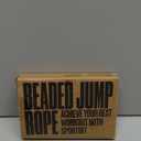 Sportbit Elite Beaded Jump Rope - Adjustable Speed Rope for Fitness, CrossFit, Boxing - Tangle-Free, Lightweight (White)