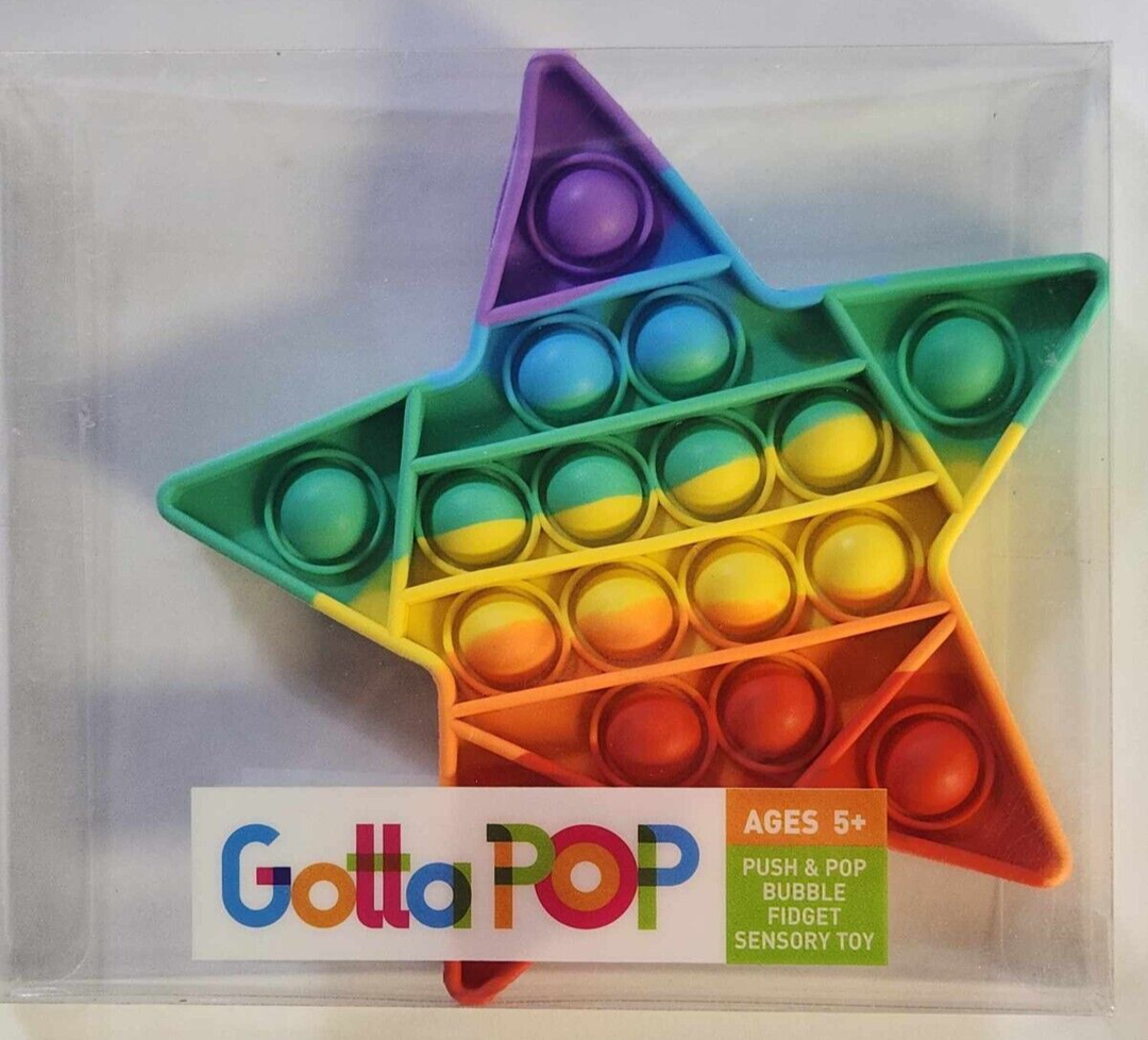 Got to Pop Push Pop Bubble Fidget Sensory Toy 3 Pack