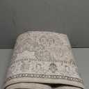 Hallway Washable Runner Rug - 2'6x12 Kitchen Rugs Entryway Rug Runner Vintage Soft Floor Mat Non Slip Indoor Farmhouse Carpet for Bathroom Living Room Bedroom (2'6''x12', Beige)