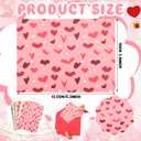 63 Sets Valentine Saint Patrick's Day Easter Cards with Envelopes Bulk Colorful Heart Rabbit Egg Four Leaf Clover Valentines Day Card 4 x 5 Inch Gift Heartfelt Greeting Cards with 9 Design (Multicolored)