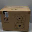 Polk Audio T15 Home Theater and Stereo Bookshelf Speakers  Deep Bass Response, Dolby and DTS Surround, Wall-Mountable, Pair, Black