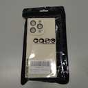 Designed for iPhone 15 Pro Case Silicone Compatible with Magsafe, Camera Lens Protector, Military Grade Shockproof Protective, Rectangle Magnetic Phone Case for iPhone 15 Pro White