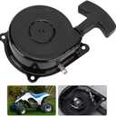 ANGGREK Pull Starter, ATV Pull Starter Aluminum Plastic Replacement for Quad Runner 19831987 lt50 lt125 Starter Crank lt50 Pull Start