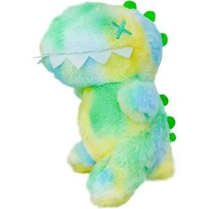 Cute Animal Plush Pillow, Cuddly Stuffed Pillow for Play and Hug, Perfect Soft and Huggable Pillow Gift for Your Family(Colorful Dinosaurs)