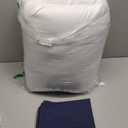 Memory Foam Body Pillow 20x54 Inch Long Bed Pillow Blue