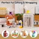 3 x EASYYOURHOME 100PCS Gift Wrap Cellophane Goodie Bags with Bottom, Clear Plastic Treat Bags for Packaging Gift Candy Dessert Snack Cookie Chocolate Party Favor(8 * 11inch)