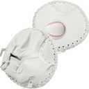 Pancake Baseball and Softball Training Glove - Flat & Soft Premium PVC Fielding Gear for Right-Hand Throw, Great Choice for Teens