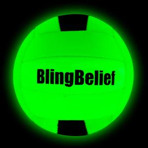 Super Bright Glow in The Dark Baseball,Soccer Ball,Volleyball,Football, Light Up Luminous Baseball, Official Size and Weight Football, Recreational Use Practice Volleyball