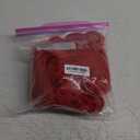 Wiggy Mermaid Red Wig with Bangs Bun for Women, Miss Dead Receptionist Costume Wig + Wig Cap for Halloween Argentina Costume Cosplay