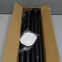 Black Long Curtain Rod Tension Shower Curtain Rods 30 to 120 inch Adjustable Spring Heavy Duty Rods for Bathroom Windows Outdoor No Drill No Slip Spliced and Telescopic Design