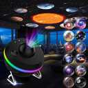 Star Projector, 13 in 1 HD Planetarium Galaxy Projector for Bedroom, Star Projector Galaxy Light with Timer, Meteor & RGB Lighting Effects, Space Night Light Projector for Kids, Adults (Black)