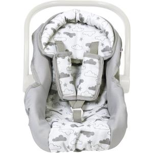 Adora Twinkle Stars Baby Doll Car Seat, Creative, Stylish and Functional Doll Accessory That Fits Dolls up to 20", Plush Toys or Stuffed Animals for Ages 2 and Up - White Handle