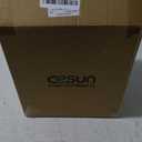 Cesun Small Bathroom Trash Can 2.1 Gallon Wastebasket, Modern Metal Garbage Can Office Waste Basket, Matte Black Stainless Steel Trash Bin for Bedroom, Home Office, Toilet, rv, Near Desk, Under Sink