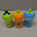 Tommee Tippee Sporty Bottle, 10oz Sippy Cups for Toddlers 1-3, Spill-Proof, Bite Resistant Spout, Easy to Hold Design, BPA Free, Pack of 3, Orange, Green and Blue | for 12m+, Non-Spill, Sippy Cups, for Toddlers, Easy-Hold