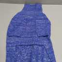 KOOLTAIL Dog Sweater for Large Medium Small Dogs, Fall Dog Sweaters, Turtleneck Cable Knitwear Pet Cold Weather Coats with Leash Hole, Warm Winter Pullover Clothes for Bulldog, Yorkie,Boy Girl, Blue L