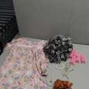 Old Lady Costume for Kids Girls 100th Day of School Costume Halloween Grandma Dress up Cosplay Accessories (3T, Pink)