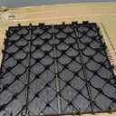 VEVOR 54 sq. ft Plastic Interlocking Deck Tiles, 54 Pack,12"x12" Waterproof Non-Slip Outdoor Flooring All Weather Use, Patio Floor Decking Tiles for Porch Poolside Balcony Backyard, Dark Brown