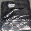 JSEI Dirt Trapper Door Mat 24"x60" Non-Slip Washable Entrance Mat, Dog Doormats, Absorbent & Fade-Resistant Floor Mats, Low Profile Welcome Mats for Entryway, Front Door, and Inside Entrance, Black