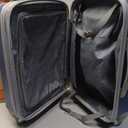 Travelers Club Chicago Hardside Expandable Spinner Luggage, Navy Blue, 20" Carry-On