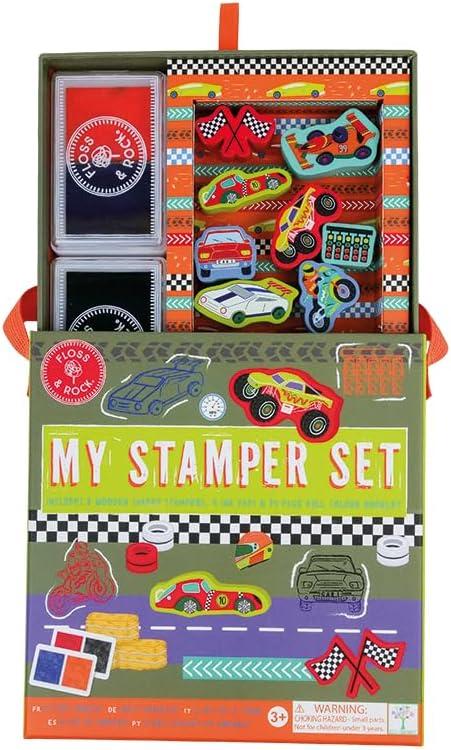 Floss & Rock Cars Stamper Set