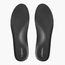 Sneaker Insoles Replacement,Comfortable Sports Shoe Inserts for Men Women Kids,for Shock Absorption and Relieve Foot Pain, Plantar Fasciitis (Black, Women US 10.5-11 Men 9.5-10)