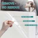 Anti Cat Scratch Furniture Protector - 196.8" x 15.7" Thicken Clear Single Sided Sticky Couch Protector from Cat Claws, Anti-Scratch Protector for Furniture Couch Door Wall