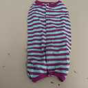 Dogs Recovery Suit Post Surgery Shirt for Puppy, Wound Protective Clothes for Little Animals, Size L, Purple Blue Stripe