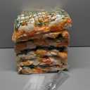 Orange Floral Wall Panel for Wedding Backdrop - 5ftx3.74ft Artificial Flower Backdrop - Fake Wall for Party Decor Birthday Party Stage Photoshoot Background 6 Packs