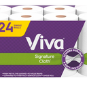 Viva Signature Cloth Paper Towels, 8 Triple Rolls