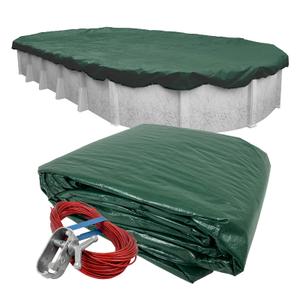 Pool Mate 12 x 21 ft Classic Dura-Guard Winter Oval Above Ground Pool Cover