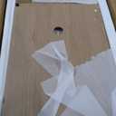 Hootata 31.5" Oak Cat Litter Box Enclosure Furniture, Large Decorative Hidden Litter Box Cabinet, Fluted Modern Bohemia Kitty End Table for Living Rooms, Entryways, or Bedrooms (Natural)