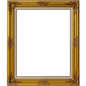 ArtXO 16x20 Antique Gold Canvas Frame, 2.85" Wide Ornate Wood Wall Decor